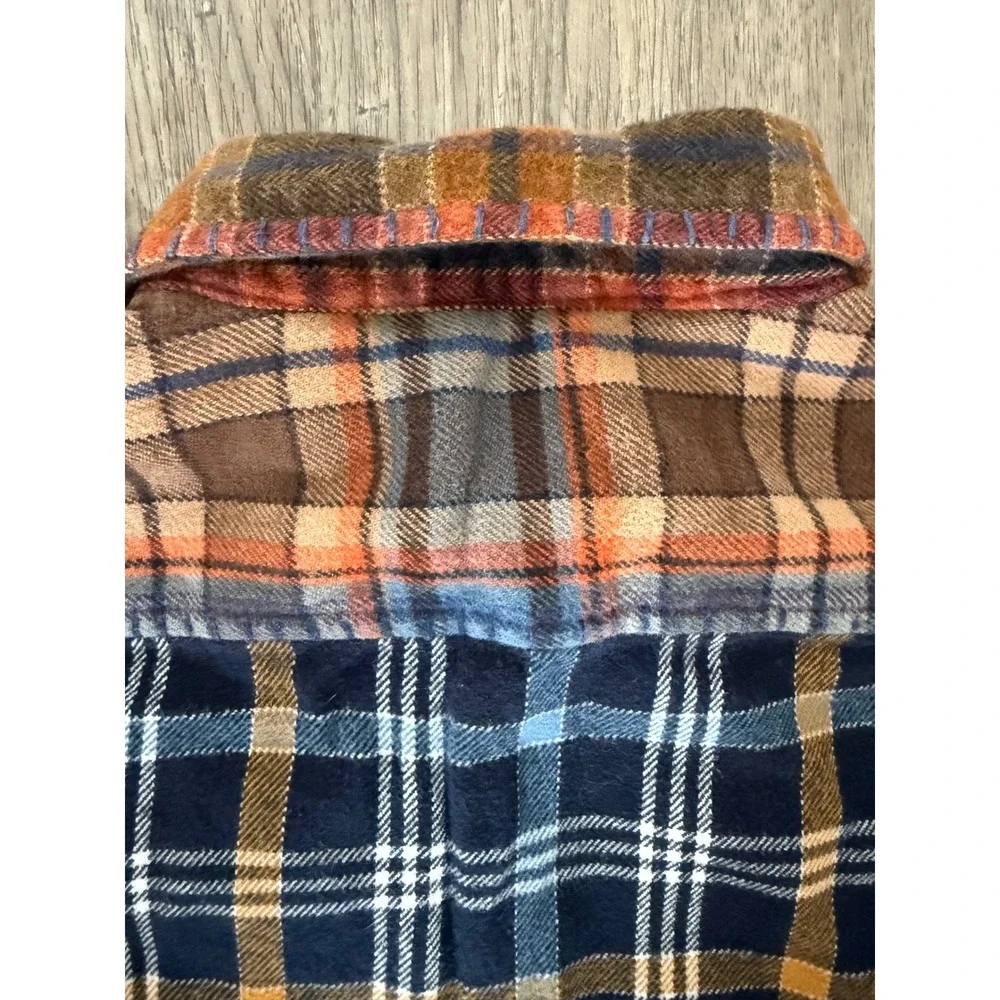 Baby Gap Toddler Boys Patchwork Plaid Flannel Shirt – Size 4 Years – 2007